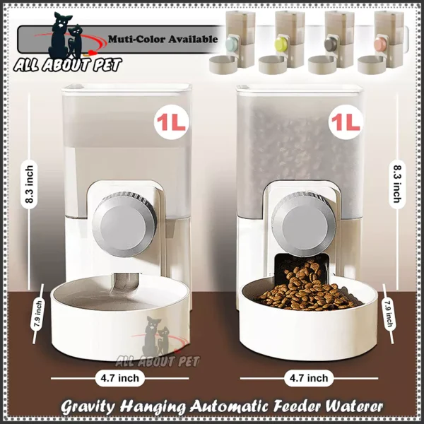 Automatic Gravity-Refilled Food Dispenser